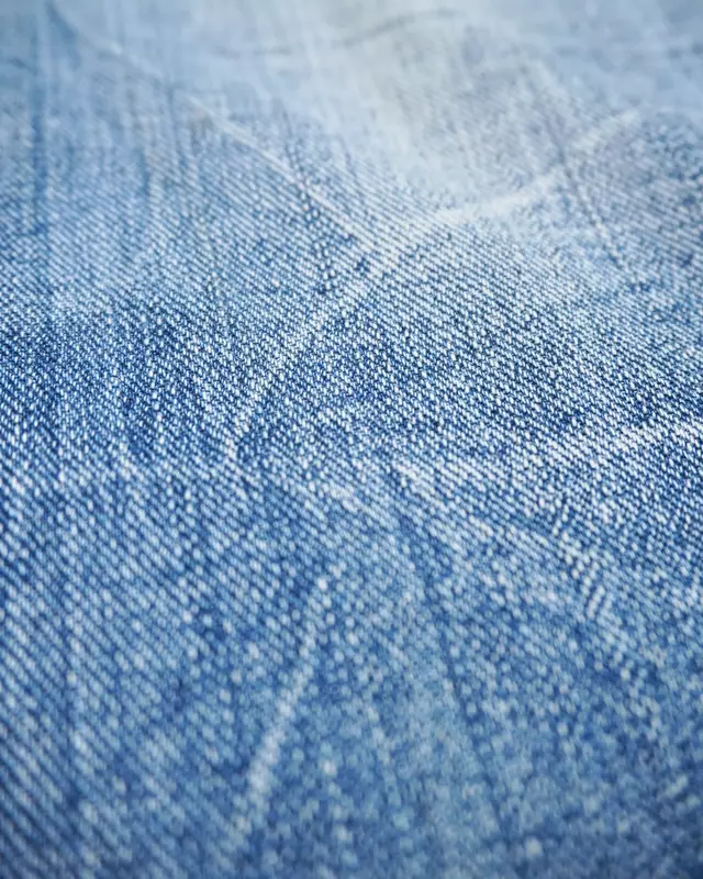 Medium Wash Lace-Up Pocket Straight Jeans