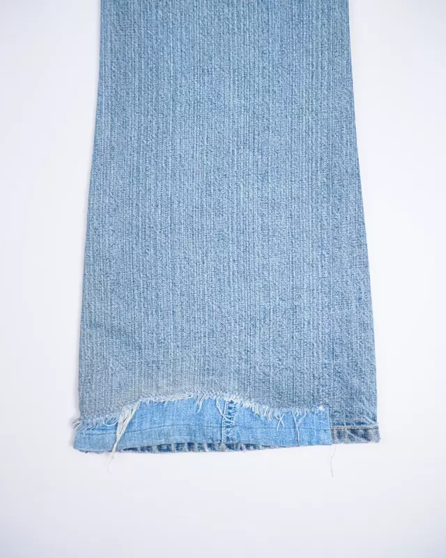 Light Wash Relaxed Boot-Leg Denim Jeans