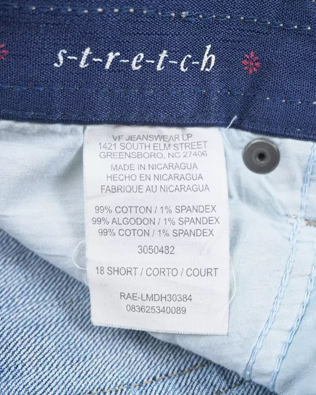 Light Wash Comfort-Waistband Straight Jeans