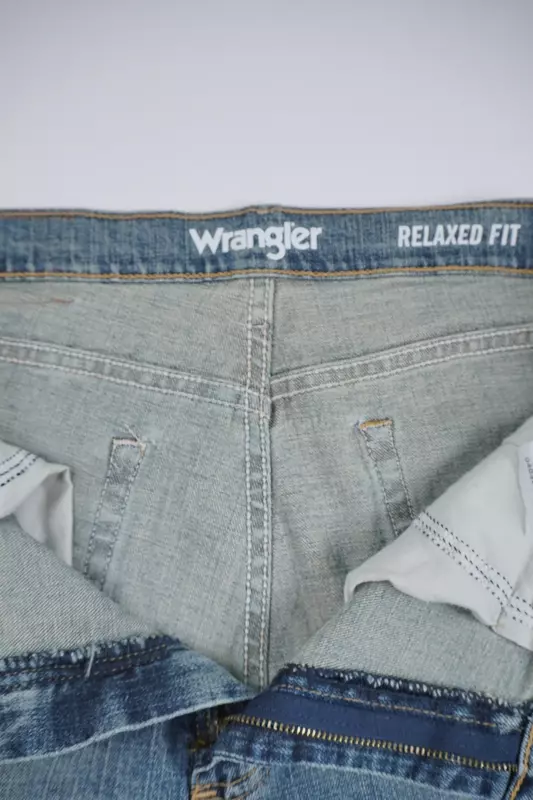 Light Wash Distressed Knee-Rip Relaxed-Fit Jeans