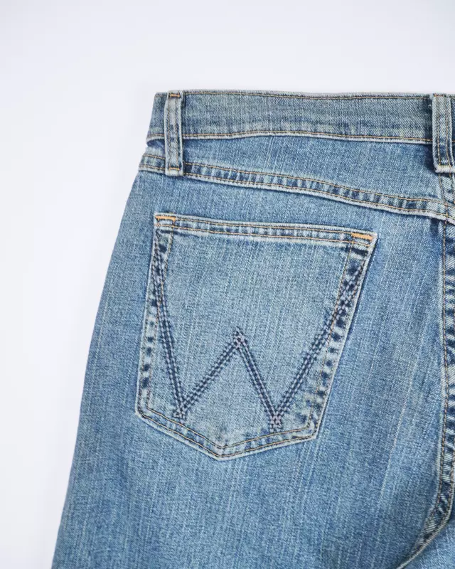 Light Wash Distressed Knee-Rip Relaxed-Fit Jeans