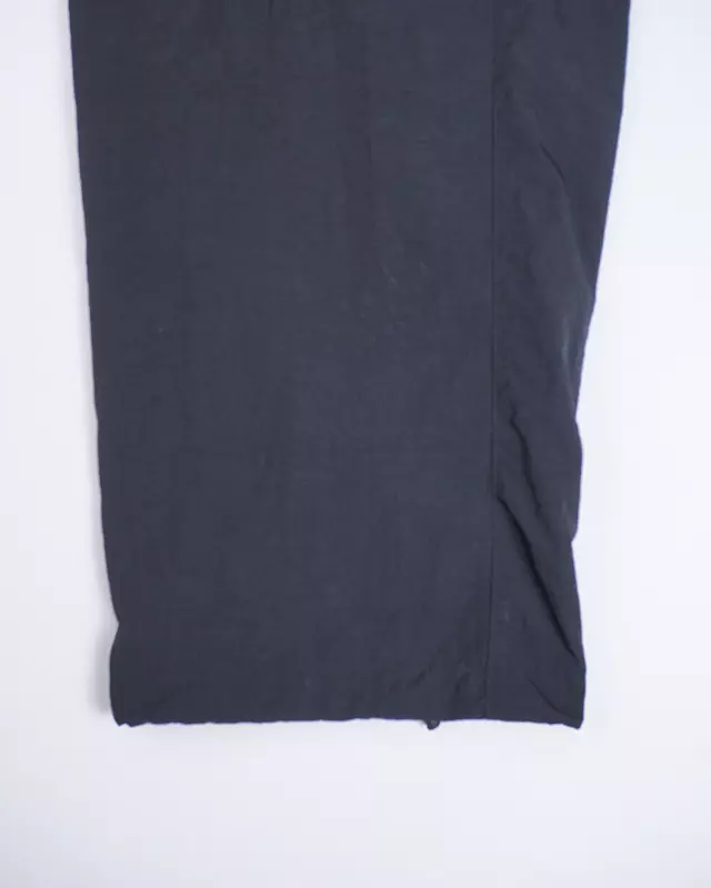 Black Baggy Utility Track Pants