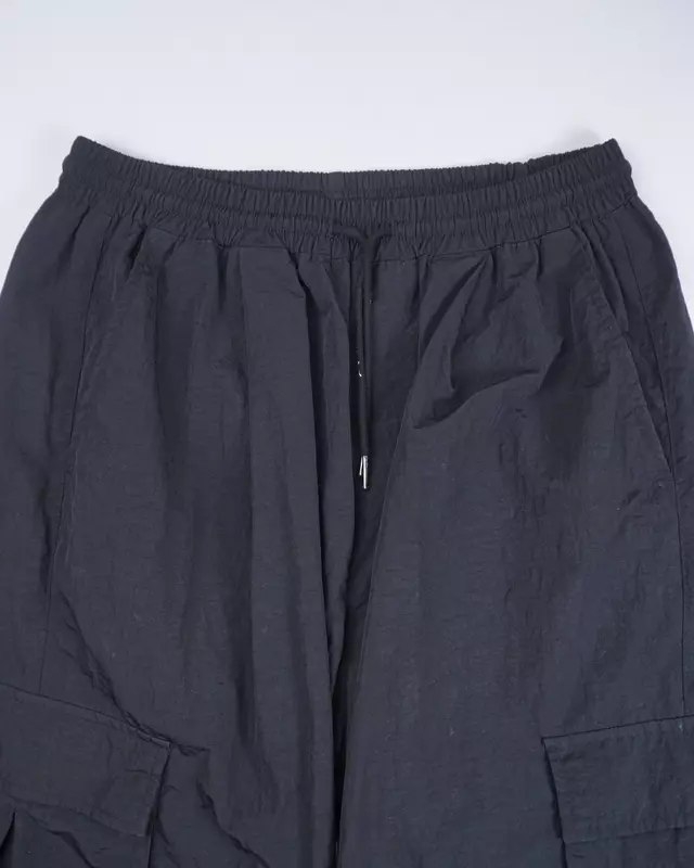Black Baggy Utility Track Pants