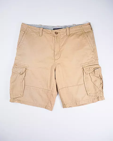Beige Cargo Shorts