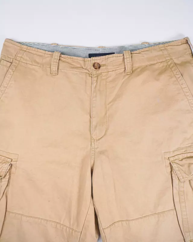 Beige Cargo Shorts