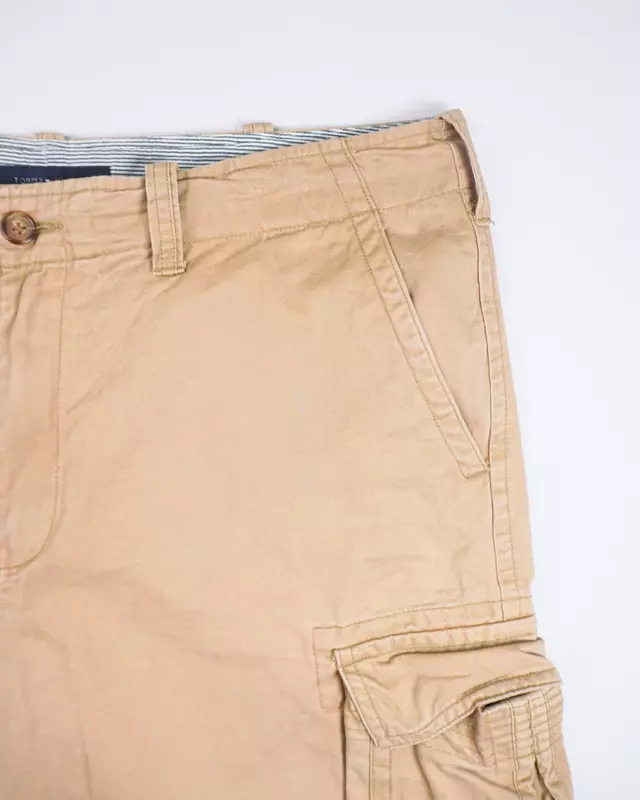 Beige Cargo Shorts