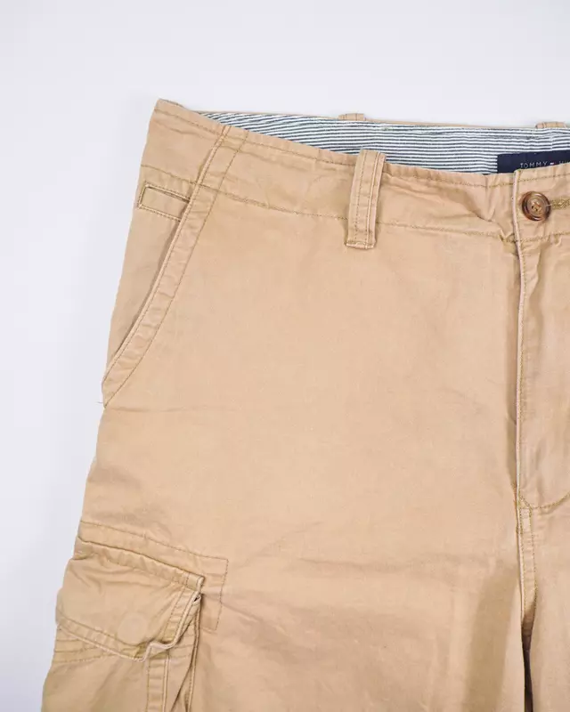 Beige Cargo Shorts