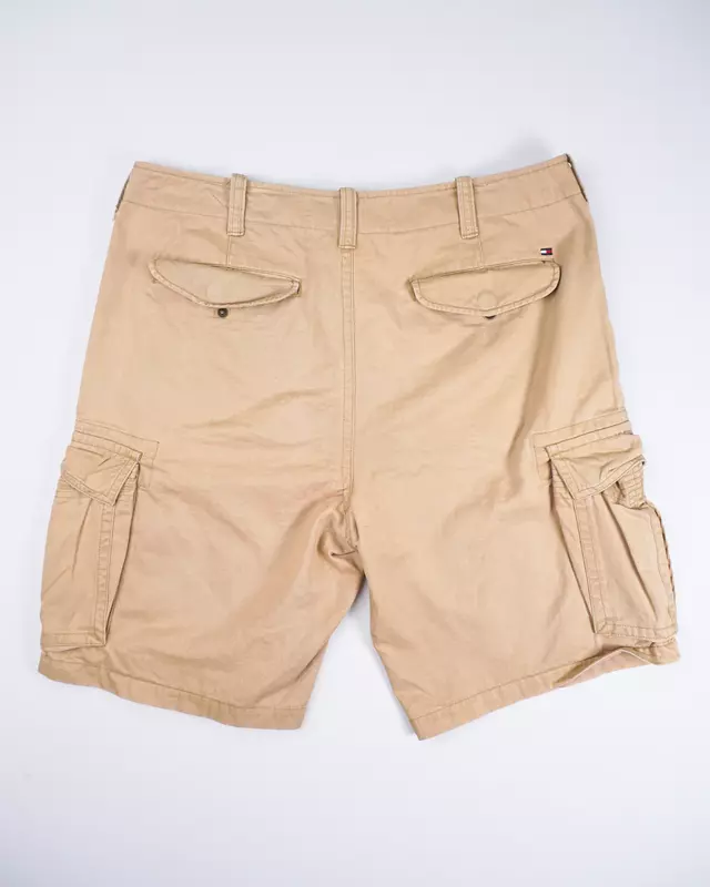 Beige Cargo Shorts