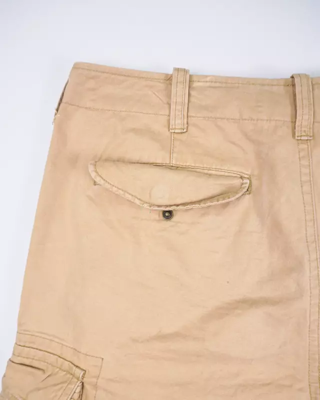 Beige Cargo Shorts