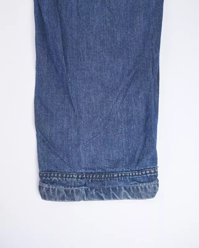 Medium Wash Workwear-Style Patch Denim Jeans