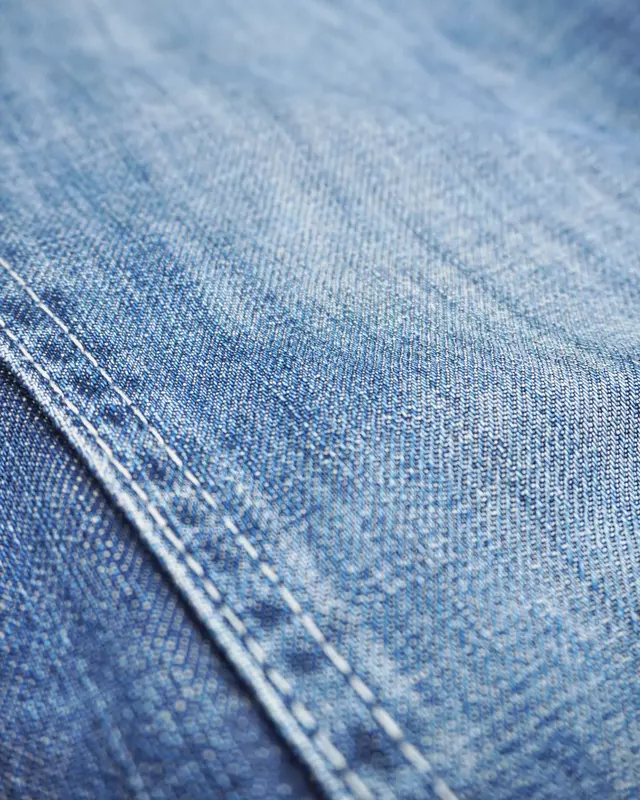 Medium Wash Curved-Inseam Engineered Straight Jeans