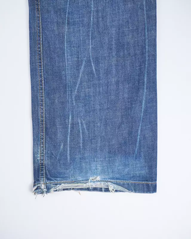 Medium Wash Curved-Inseam Engineered Straight Jeans