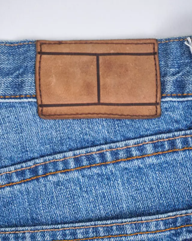 Medium Wash Classic Straight-Leg Denim Jeans