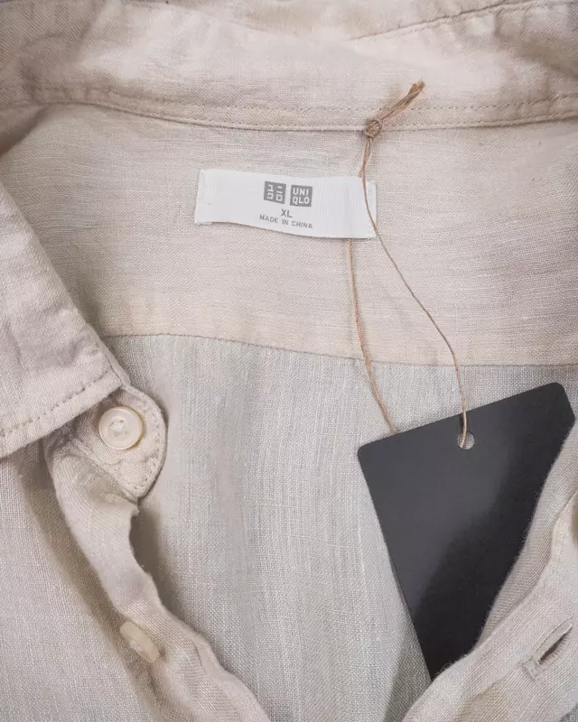 Off-White Relaxed-Fit Hemp-Blend Shirt